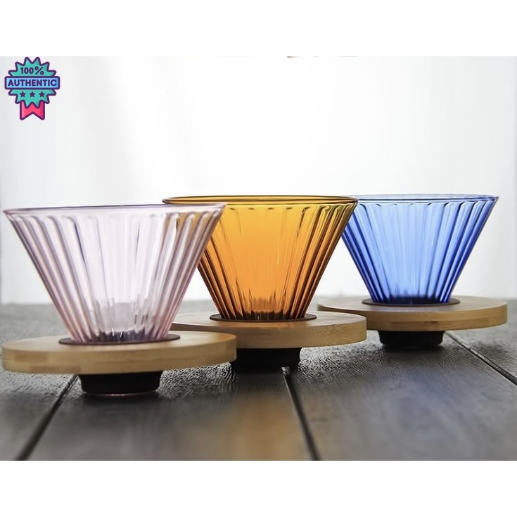 Lapin Cooking Gallery ดริปเปอร์ แก้ว กาแฟดริป กรวยดริปกาแฟ ขนาด 2-4 ถ้วย Glass Coffee Dripper