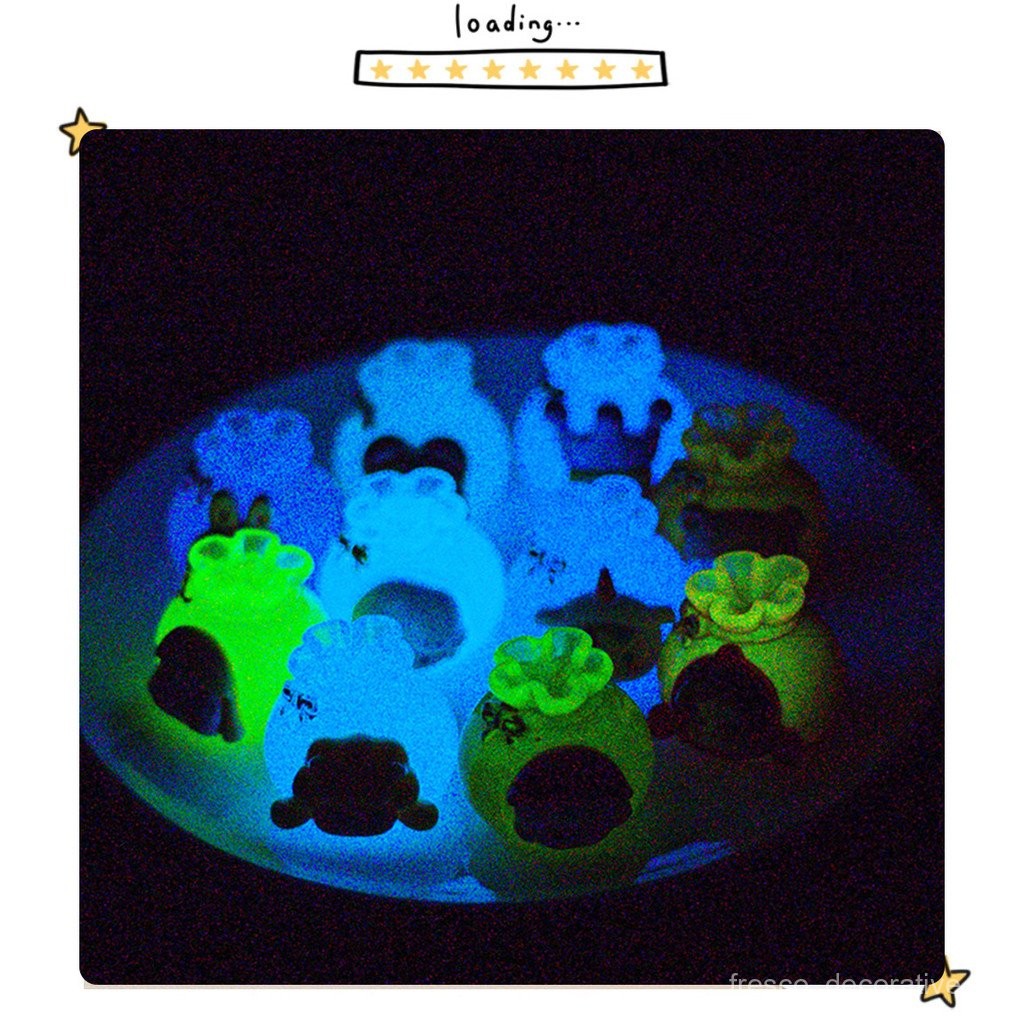 ตุ๊กตาสุ่มเรซินเรืองแสงตุ๊กตาตุ๊กตาเรซิน DIY เรซิน3D DIY เรืองแสง - รูปที่ 6