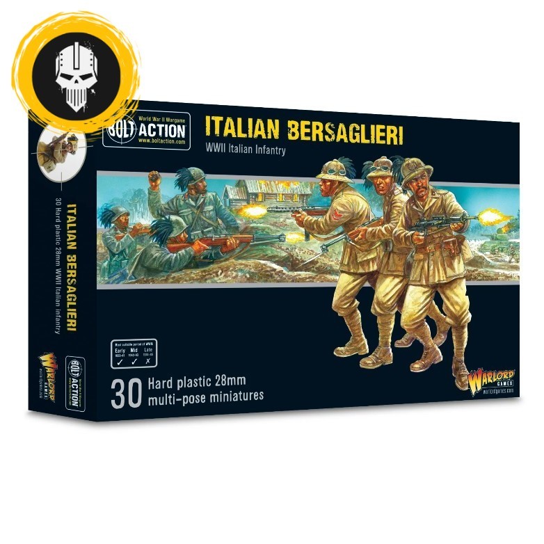 [พร้อมส่ง] WARLORD GAMES: BOLT ACTION: Italian Bersaglieri โมเดลทหาร
