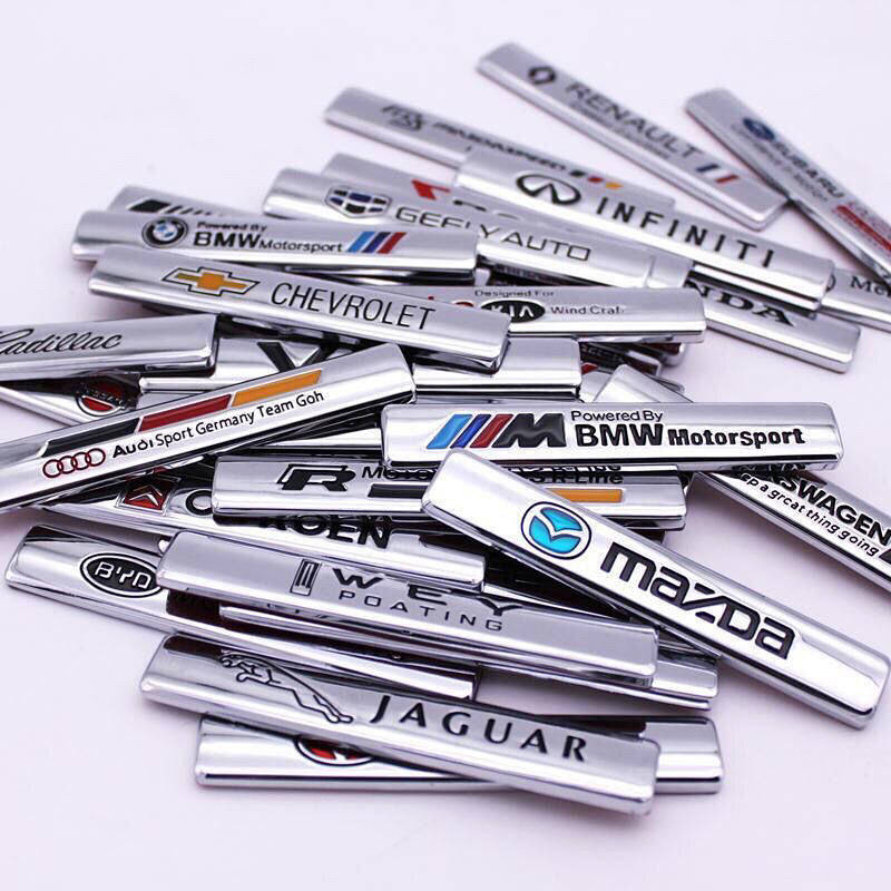 Personalized 3d Three-Dimensional Side Stickers Trunk Stickers Letters Fender Stickers Car Metal Car