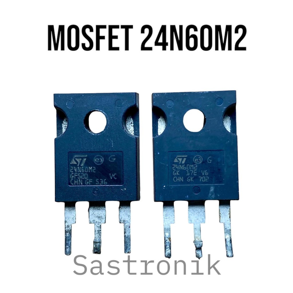 Mosfet 24N60M2 18A 650v กําจัดพร้อม