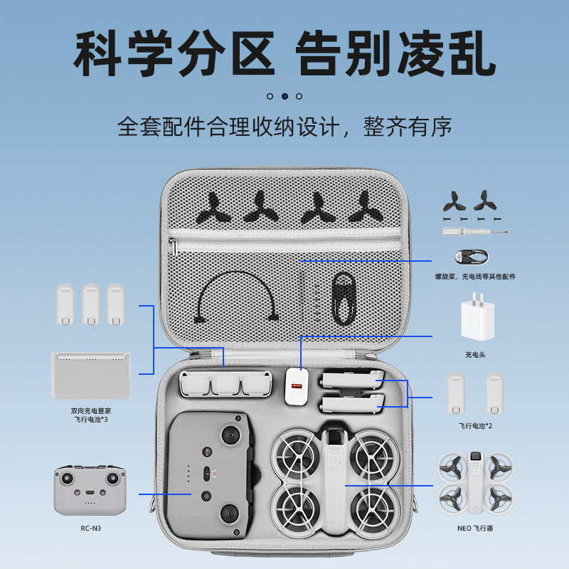 สำหรับ DJI Neo Drone เก็บกระเป๋าร่างกายกระเป๋าสะพายไหล่กระเป๋าสะพาย
