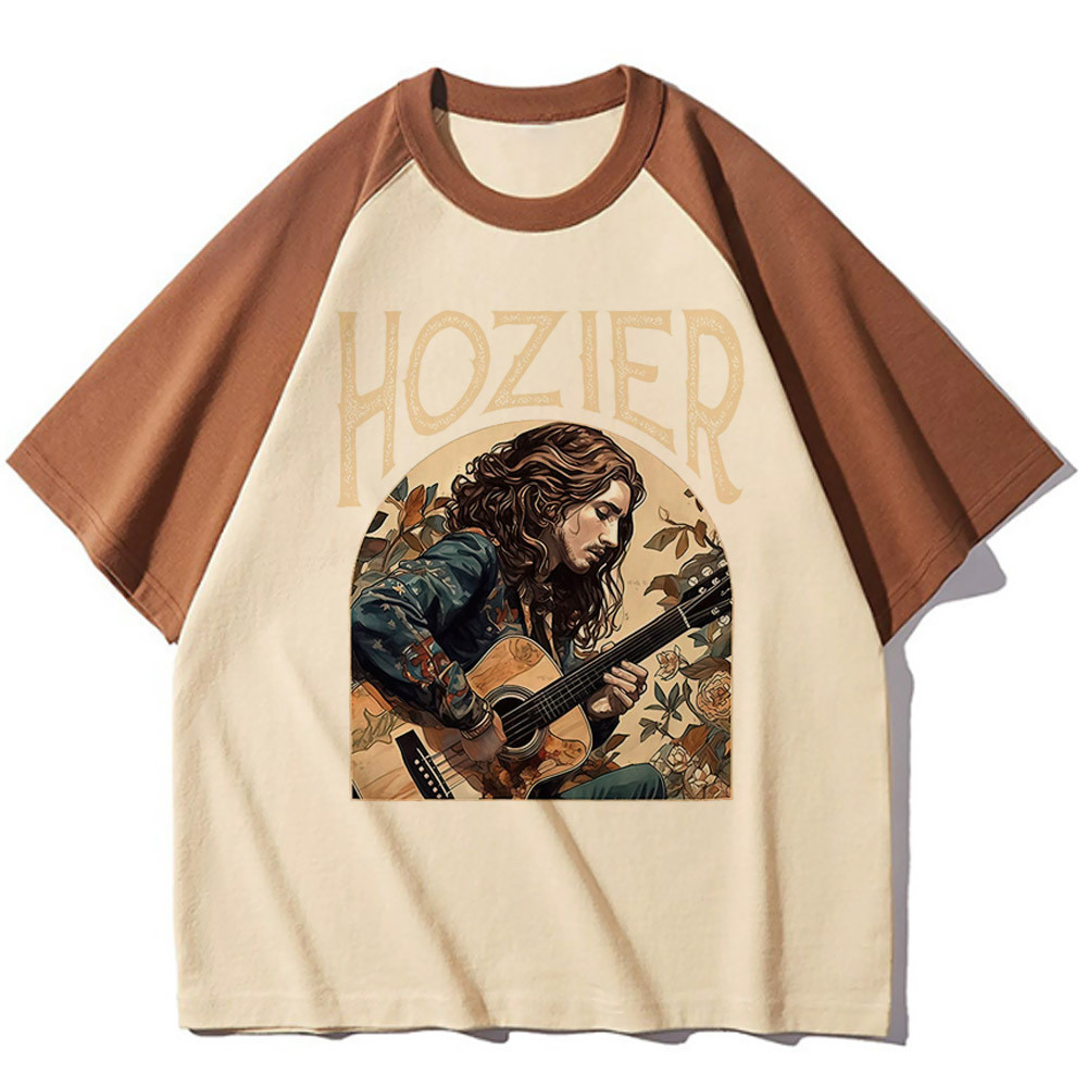 Hozier Tee ผู้หญิง active สวมใส่สไตล์รอบคอด้านบนสาวญี่ปุ่น harajuku เสื้อผ้า