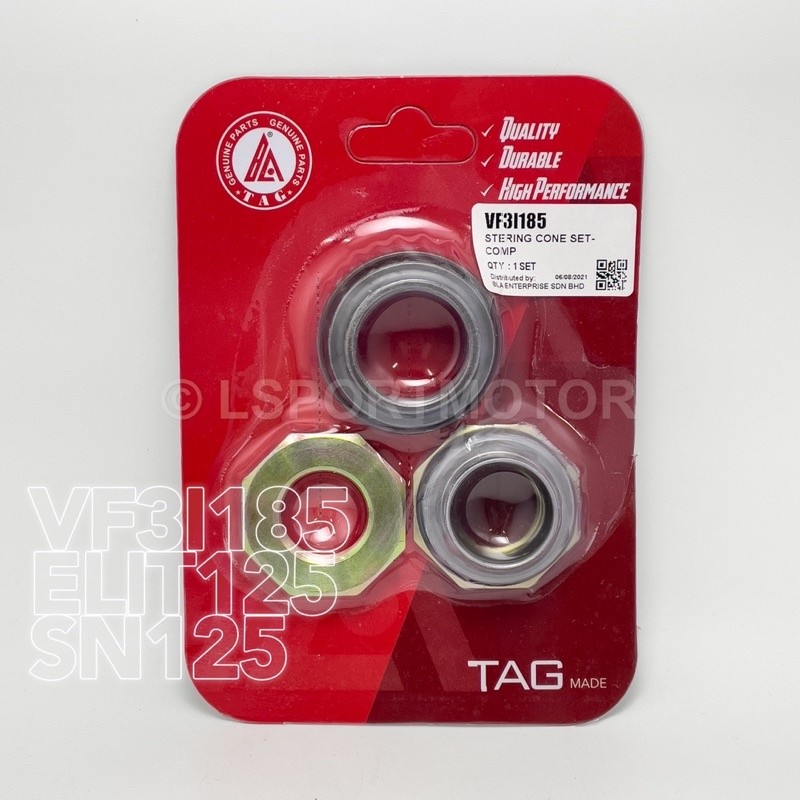 SYM VF3I 185 / ELIT125 / SN125 STERING CONE SET (COMPLETE) STEERING