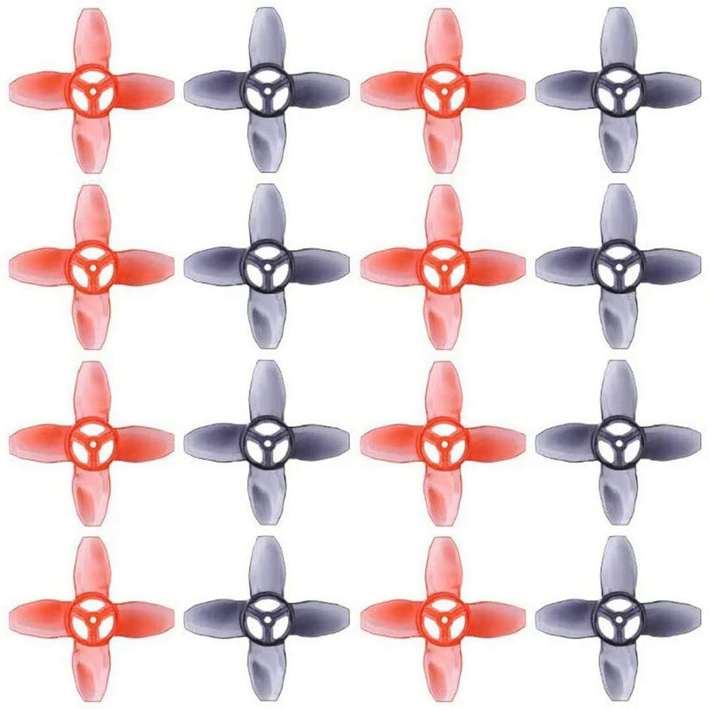 16Pcs for EMAX Avan Tinyhawk TH Turtlemode Propeller 40mm 4-Blade 1.5mm Hole,for 0802 Motor Indoor F