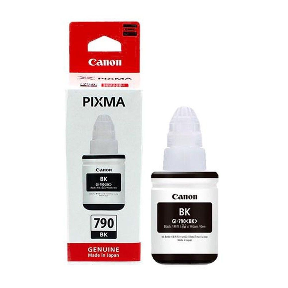 หมึกcanonหมึกเติม(พร้อมกล่อง) CanonGI-790 หมึกเติมแท้ %ใช้กับพริ้นเตอร์อิงค์เจ็ท PixmaG1010G2000G2010G3000G3010G4000/40