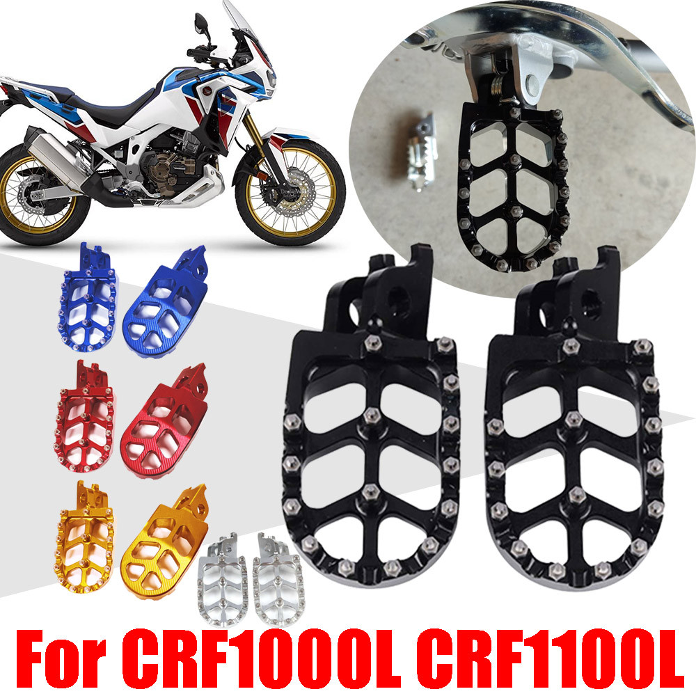 Yสำหรับ Honda CRF1000L CRF1100L Africa Twin CRF1100 CRF1000 CRF 1000 1100 L อุปกรณ์เสริมเท้า Footpegs หมุดเท้าเหยียบ