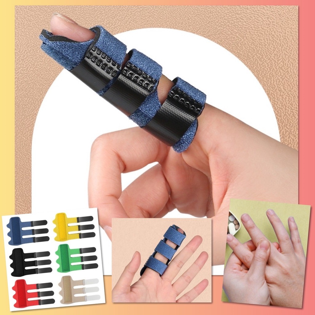 💎 ดามนิ้ว เสริมเหล็ก เฝือกนิ้ว ดัดนิ้ว ปลอก ป้องกันเสียดสี แก้กระดูกผิดรูป เอียง คด งอ เพื่อสุขภาพ ระบายอากาศ 💎