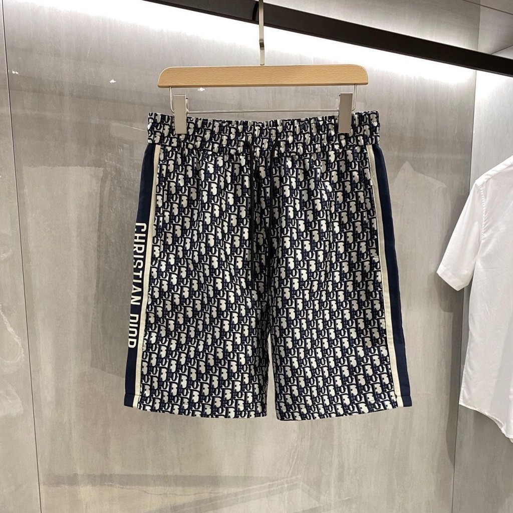 กางเกงผู้ชายแฟชั่นแบรนด์ ซีดี ลายตัวอักษรโลโก้การพิมพ์กางเกงวอร์มลูกไม้ขึ้นของคู่รัก