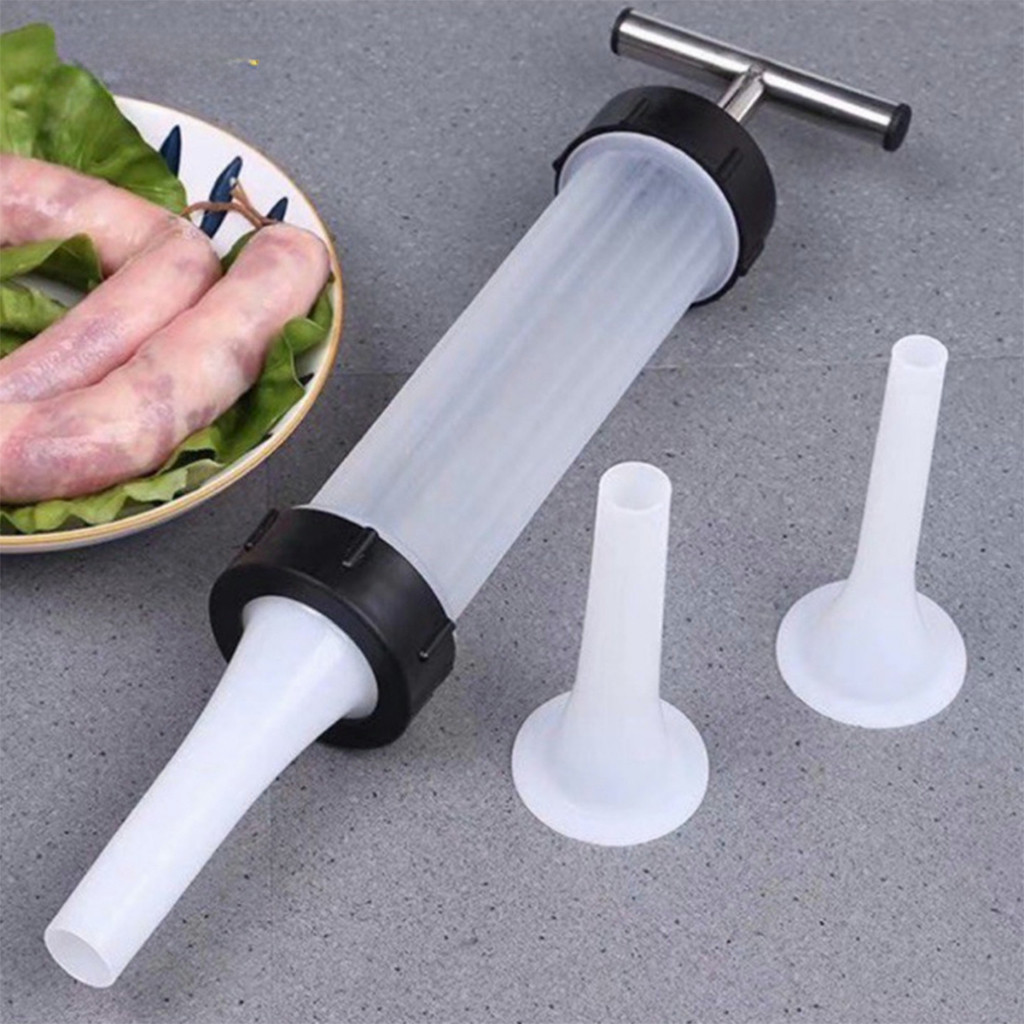 ร้านอยู่ที่ไทย เครื่องยัดไส้กรอก 3 กรวยเปลี่ยนได้ กระบอกอัดไส้กรอก แบบกด
 - รูปที่ 4