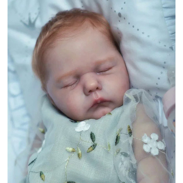 NPK 19inch Reborn Doll Kit Willa Fresh color Soft Touch Unfinished Reborn Supply Doll Parts