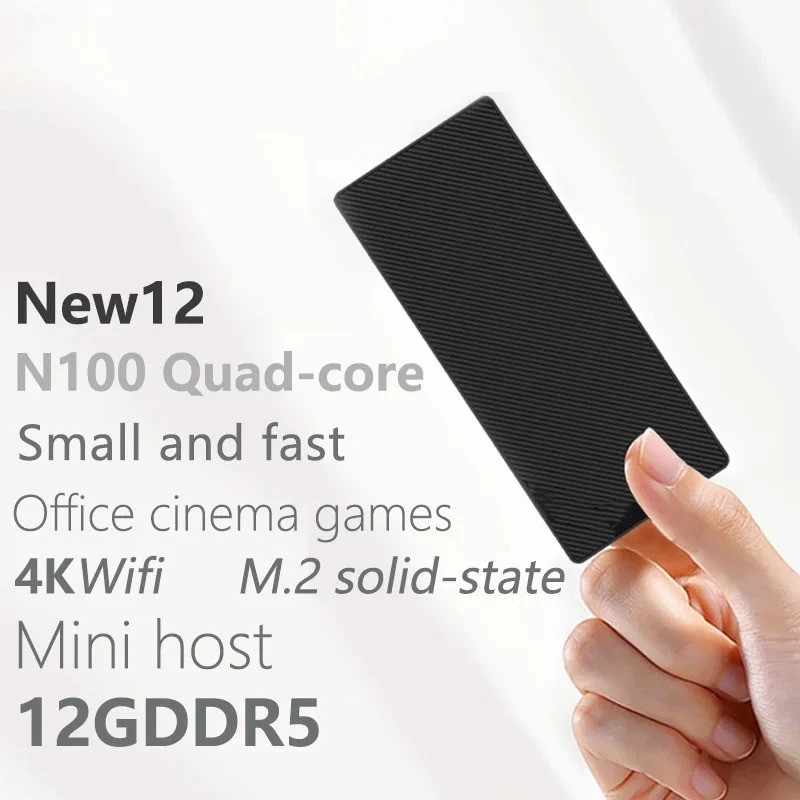 SZBOX S1 Alder Lake N100 Windows 11 Mini PC Stick DDR5 12GB 16GB 256GB NVME SSD WIFI BT 4K 1000M Des