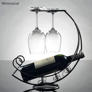 COD Creative Metal Wine Rack Wine Glass Holder Bar Stand Display ใหม่