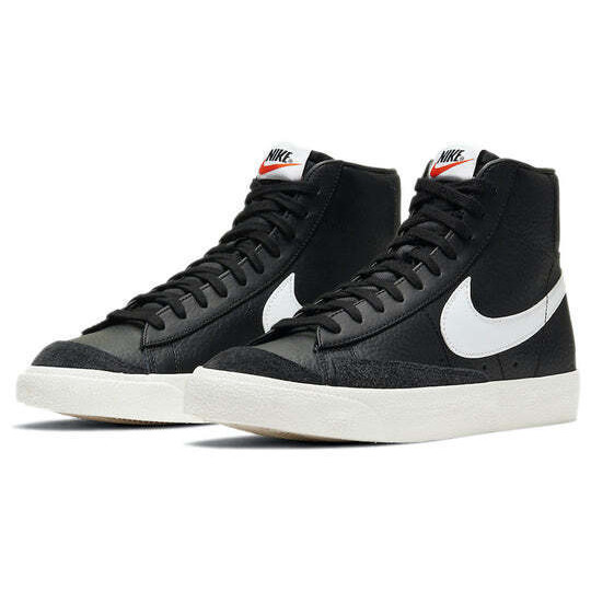 Nike Blazer Mid 77 VNTG BQ6806-002 พัดลมสีดําผู้ชาย ใหม่เอี่ยมพร้อมกล่อง-