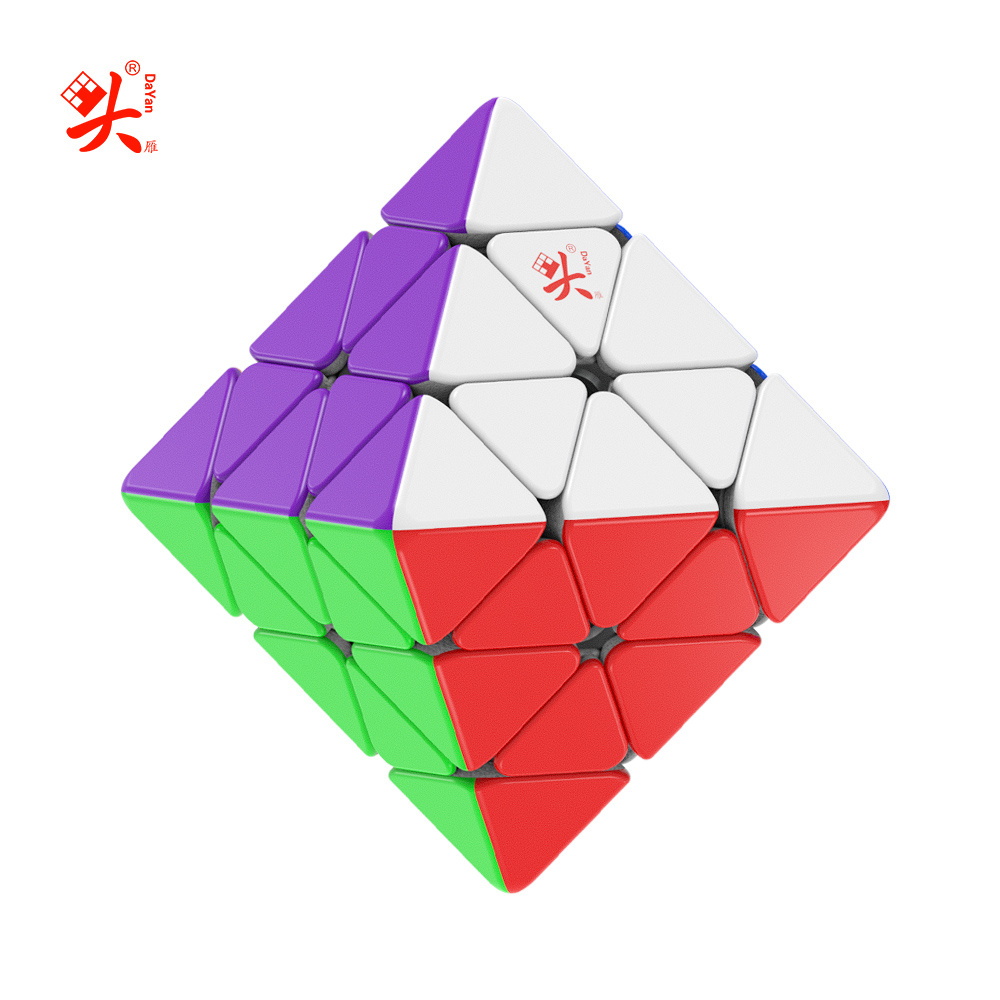 DaYan FTO Magnetic Ball-Core Rotating Octahedron Magic Speed Cube Stickerless Cubo Magico Puzzle Professional Toys