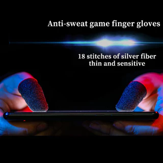 ถุงนิ้วมือระบายอากาศเล่นเกม GAMING ป้องกันการลื่นไถล Sweatproof ถุงมือเล่นเกมแบบสวมนิ้ว ป้องกันเหงื่อ กันลื่น