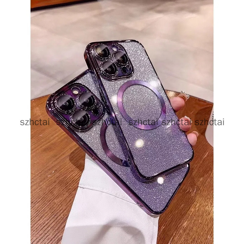 เคส OPPO Reno12 5G Reno 12 Pro 5G 11 5G 11F 10 10 Pro 7Z 5G 8Z 5G เคสกลิตเตอร์ชุบหรูหรา เคสโทรศัพท์กลิตเตอร์ชุบพร้อมแม่เหล็กดูดและเลนส์ป้องกันการตกสําหรับครอบคลุมเต็มรูปแบบ เคสโทรศัพท์ OPPO Reno12 5G Reno 12 Pro 5G 11 5G 11F 10 10 Pro 7Z 5G 8Z 5G - รูปที่ 5
