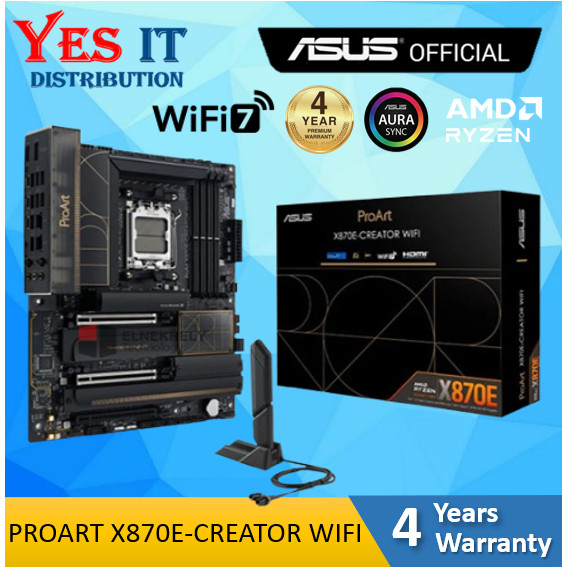 ASUS ProArt X870E-CREATOR WIFI DDR5 AM5 เมนบอร์ด AMD ATX