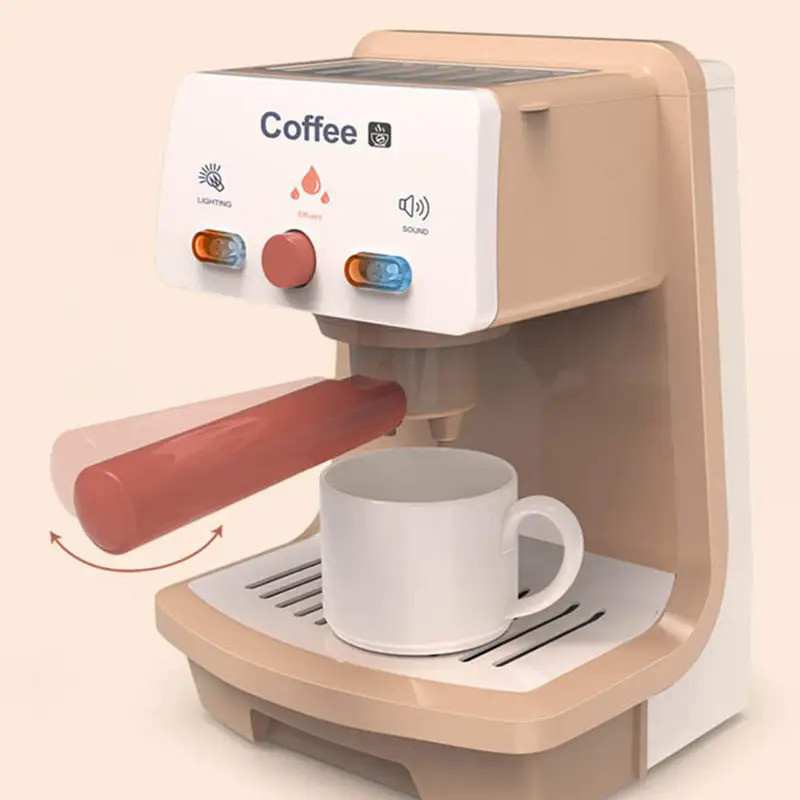 Toy Coffee Maker Pretend Play Kitchen Toy Montessori Toy Role Play Toy  for Girls Boys Children Birt