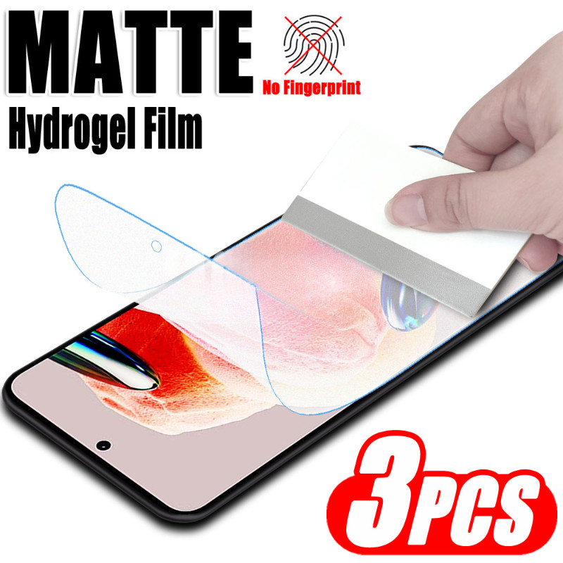 สําหรับ iQOO Z9s Z7 Z6 Pro Z9 Lite Z9x Z8x Z7s Z7i Z6x 500D Full Cover Matte Frosted Soft Hydrogel ฟ