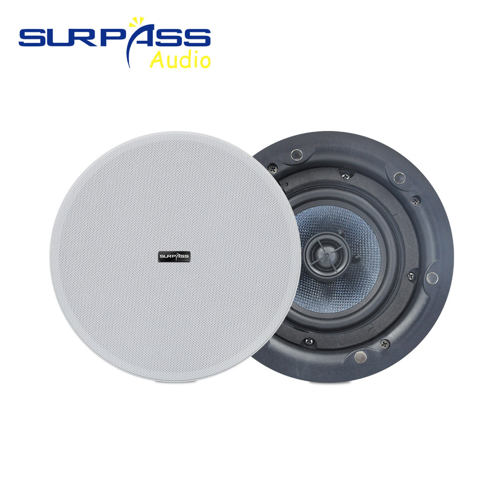 SP-FCR53 โฮมเธียเตอร์ Frameless 5.25 นิ้ว 30W ลําโพงเพดานโคแอกเชียลลําโพง Passive พร้อมตะแกรงแม่เหล็กสําหรับโรงแรมในร่ม