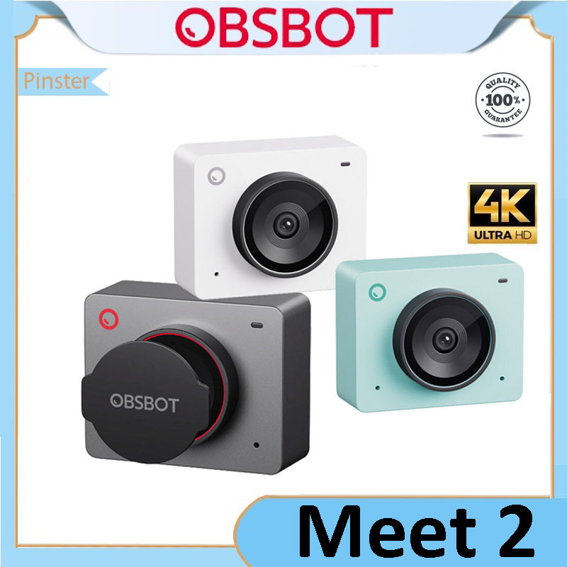 Obsbot Meet 2 เว็บแคม AI-Powered 4K พร้อม Auto Framing โฟกัสอัตโนมัติ และไมโครโฟนรอบทิศทาง