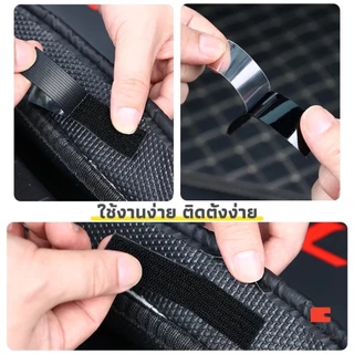 แผ่นกาวตีนตุ๊กแก เทปตีนตุ๊กแก มีกาวในตัว ขน+หนาม แบบกลม สี่เหลี่ยม ติดผ้าม่าน ติดพรมเช็ดเท้า กันลื่น 10Pcs/แพ็ค