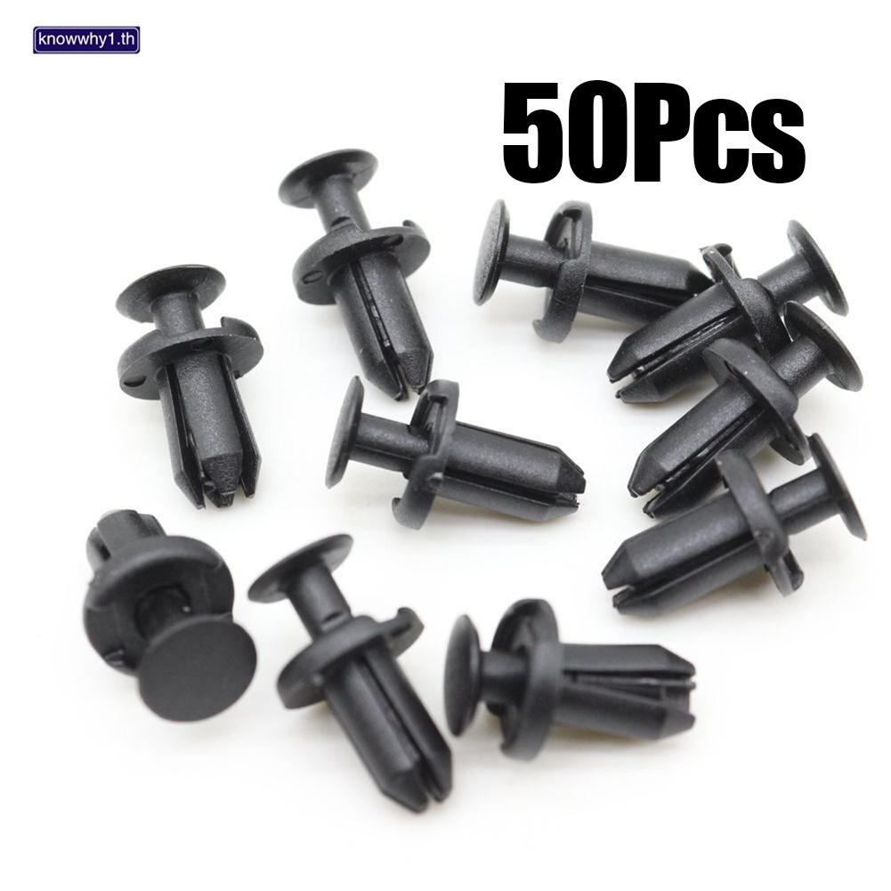 Knwh! 50 คลิปกันชนหน้า Push Retainer Fit 5 มม. สําหรับ Lexus สําหรับ Toyota 90467-05170 คลังสินค้าพร