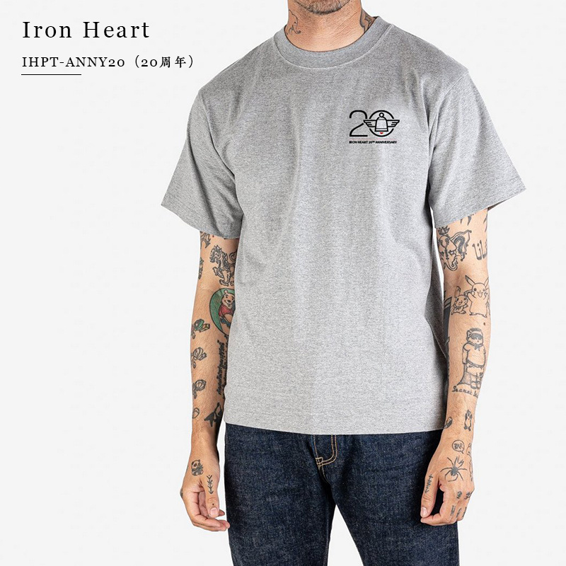 Iron HEART IHPT-ANNY20 เสื้อยืดแขนสั้นพิมพ์ลายหยก