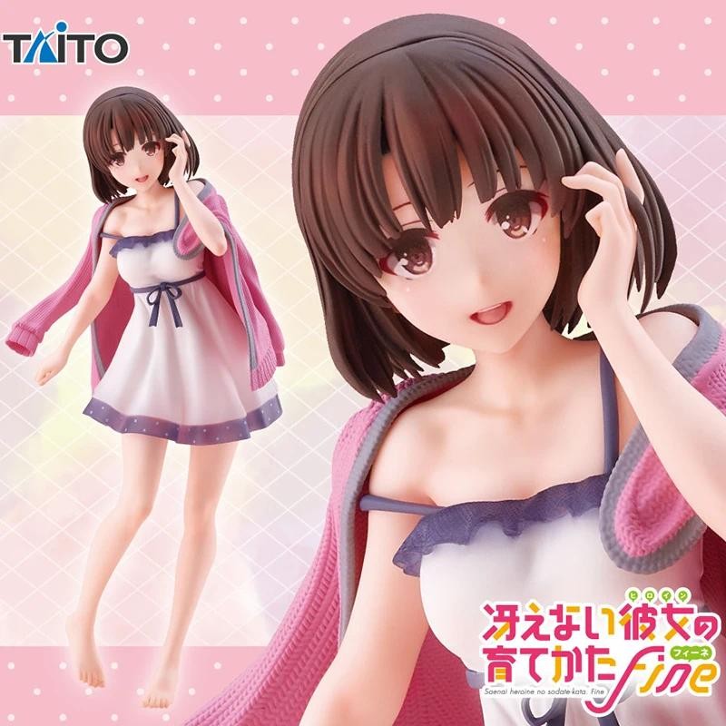 Taito Coreful รูป Saekano วิธีเลี้ยงแฟนที่น่าเบื่อ Kato Megumi Roomwear PVC Action Figure ของเล่นพร้