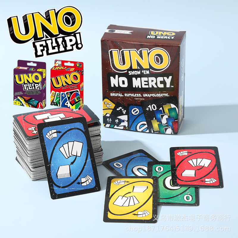 【Uno Game】การ์ดเกมส์ อูโน่ 108 ใบ ครบ 4 สี ผู้เล่นหลายคน 2-7 การ์ดเกม