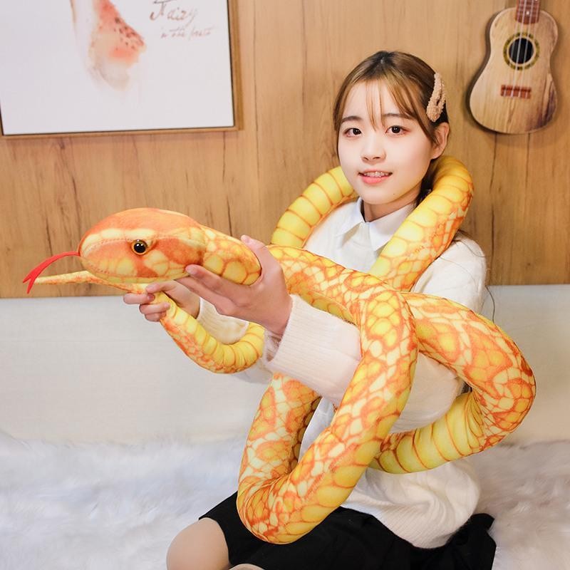 ตุ๊กตางูตุ๊กตางูปลอมของเล่นตุ๊กตาน่ากลัวตุ๊กตาจำลองหุ่นตลกของขวัญตลก