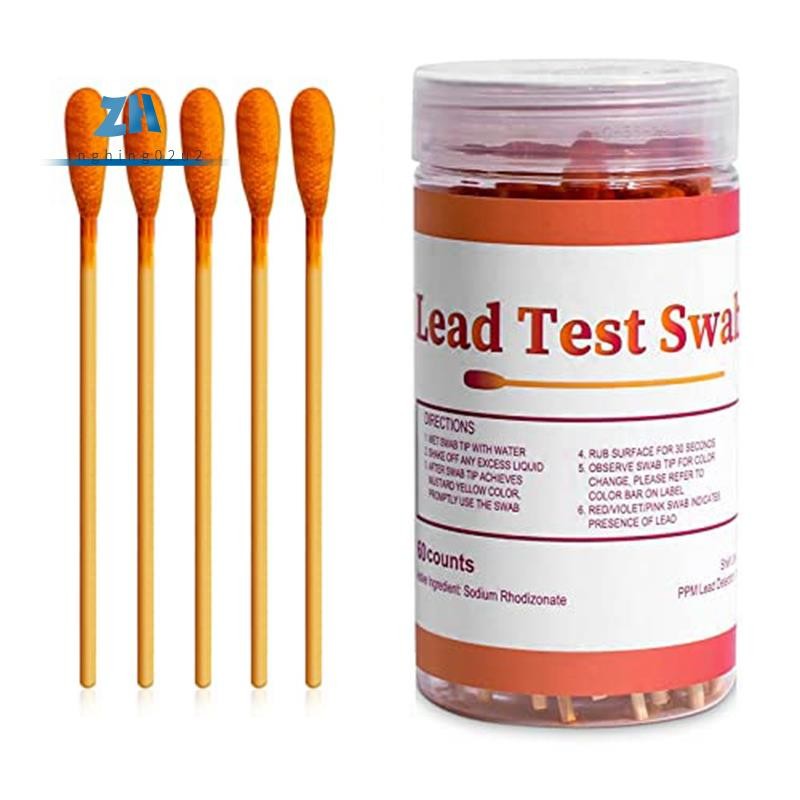 Lead Paint Test Swabs Kit Home Lead Test Kit ตะกั่วตรวจสอบ Swabs ตะกั่วแถบทดสอบ PET
