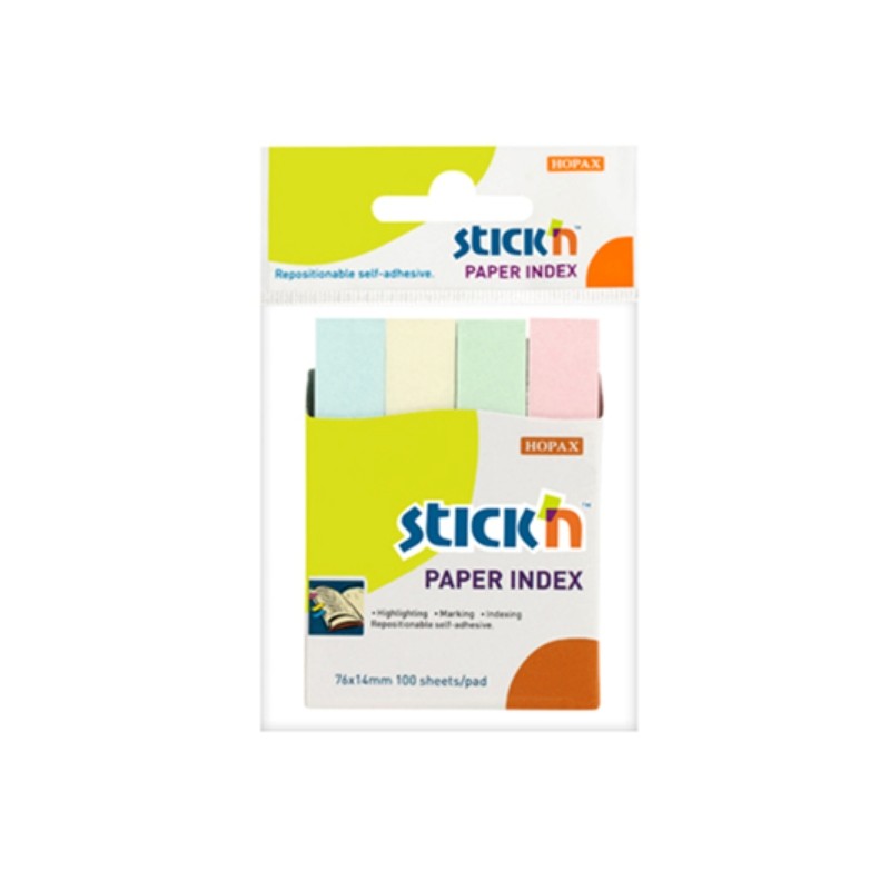 Stick'N กระดาษโน้ตอินเด็กซ์ 1.4x7.6 ซม. รุ่น 21065