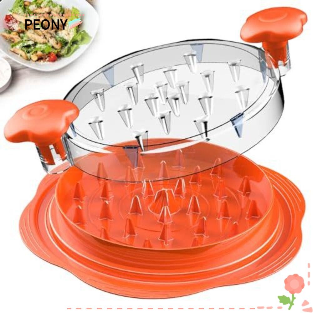 Peonypavilion เครื่องมือหั่นไก่, ขนาดใหญ่ 10 '' Twist เนื้อ Shredders, เครื่องมือห้องครัวไก่เนื้อที่มองเห็นได้ Anti-Slip Handle เนื้อ Shred|สําหรับอกไก่