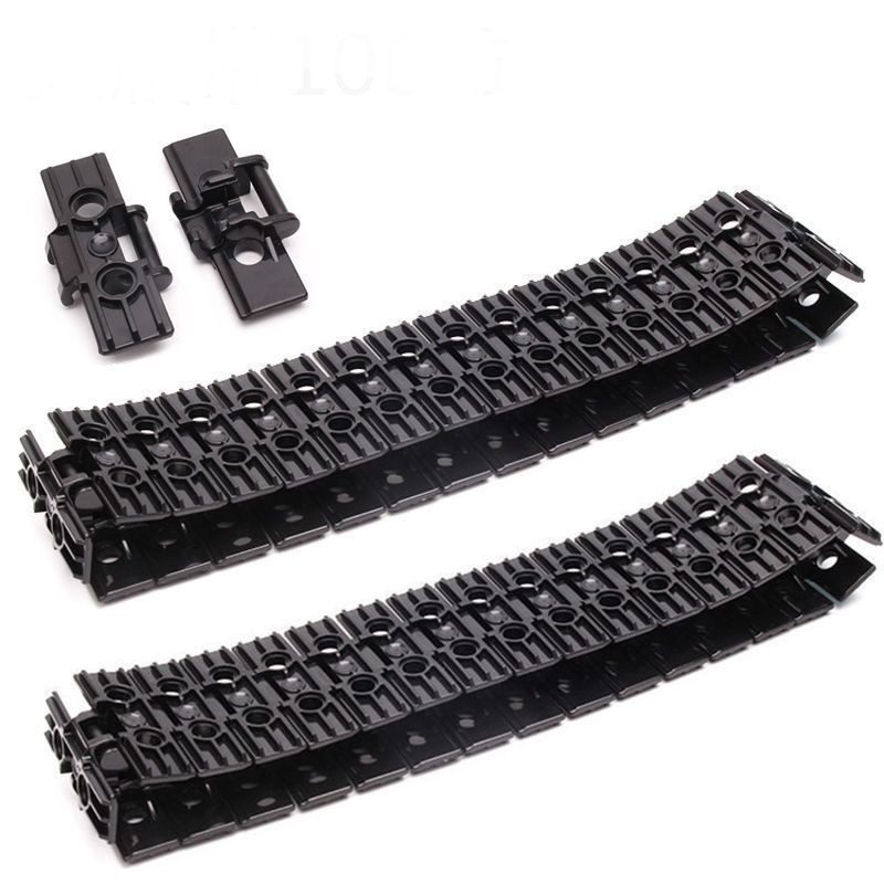 80pcs 57518 Building Blocks ขนาดใหญ่ถังวิศวกรรมรถ Track 57518 Accessorie Birck ใช้งานร่วมกับ Ev3 24375 DIY อิฐของเล่น
