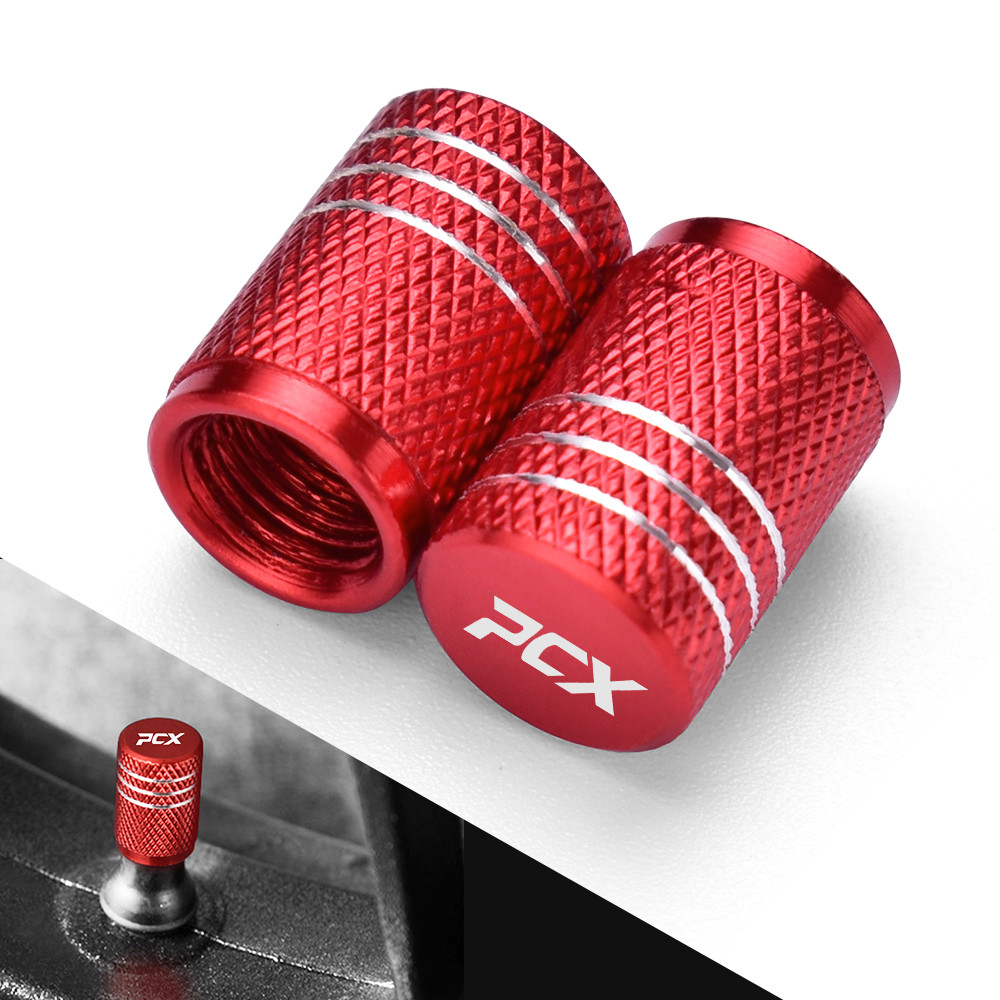 อุปกรณ์เสริมรถจักรยานยนต์ CNC ล้อยางวาล์ว Stem Airtight Caps กันฝุ่นสําหรับ Honda PCX 125 PCX125 PCX