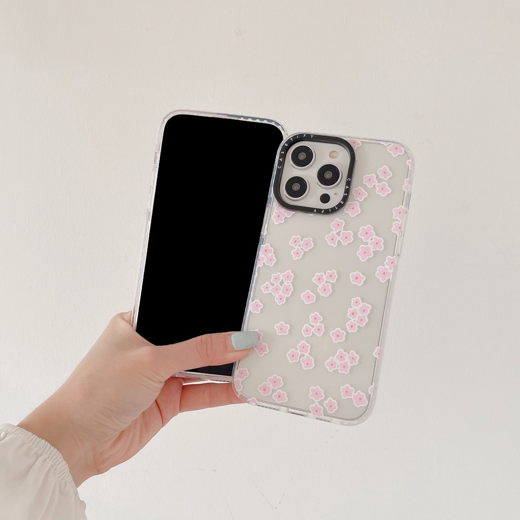☼ ดอกไม้ Casetify เคสโทรศัพท์สําหรับ iPhone 16 15 14 13 12 11 Pro Max Plus 7 8 SE X XS XR Mini, Soft