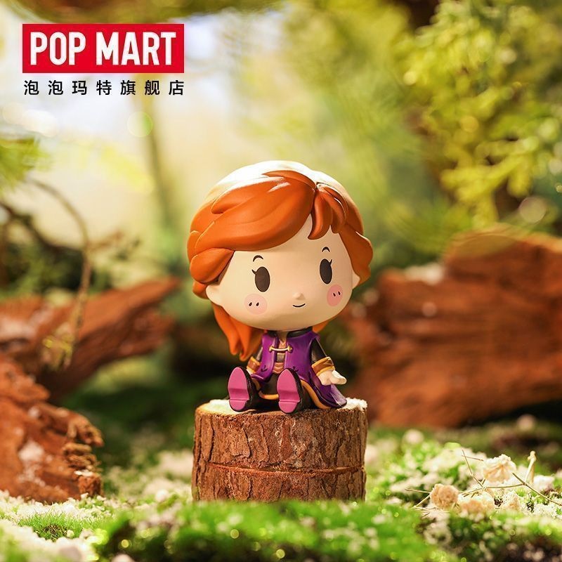 [จัดส่งตลอด 24 ชั่วโมง] POPMART POPMART Frozen 2 Series ยืนยันของขวัญของเล่นตุ๊กตาแอนนา