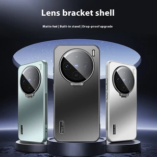 Luxury Matte ที่มองไม่เห็นเลนส์สําหรับ Vivo X300 Ultra X300 Pro X300S X200 Ultra X200 Pro X100 Ultra X100S X00 Pro V40 V30 V29 Pro กันกระแทก Hard ฝาหลัง