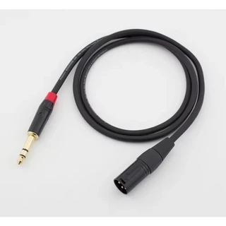 ✅ สายต่อ XLR ตัวผู้เป็น TRS 6.35mm สายสัญญาณเสียง ไมโครโฟน ยาว 1 เมตร | ต่อมิกเซอร์ เพาเวอร์แอมป์ มืออาชีพ