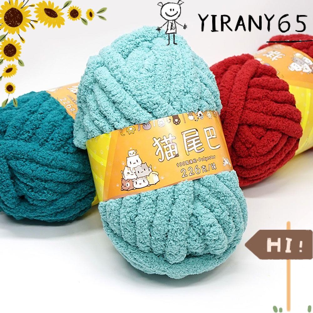 YIRAN Yarn Ball สําหรับเย็บเบาะสําหรับกระเป๋าผ้าห่มด้ายทอ