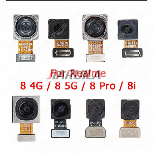 สําหรับRealme 8 pro 8i 8pro 4G 5Gกล้องหันหน้า + หลักด้านหลังโมดูลกล้องด้านหลังFlex Cable