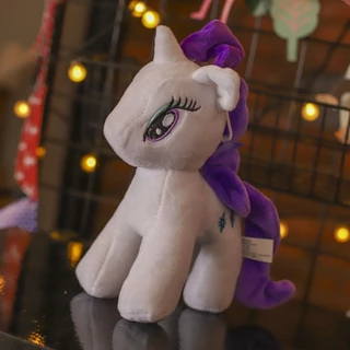 ในสต็อก My Little Pony Series25 ซม./30 ซม./40 ซม.รุ่น Q นั่งตุ๊กตาน่ารัก Twilight Sparkle หมอนเครื่องประดับเด็ก Plush ของเล่นของขวัญวันวาเลนไทน์ Pony Rainbow Plush Soft