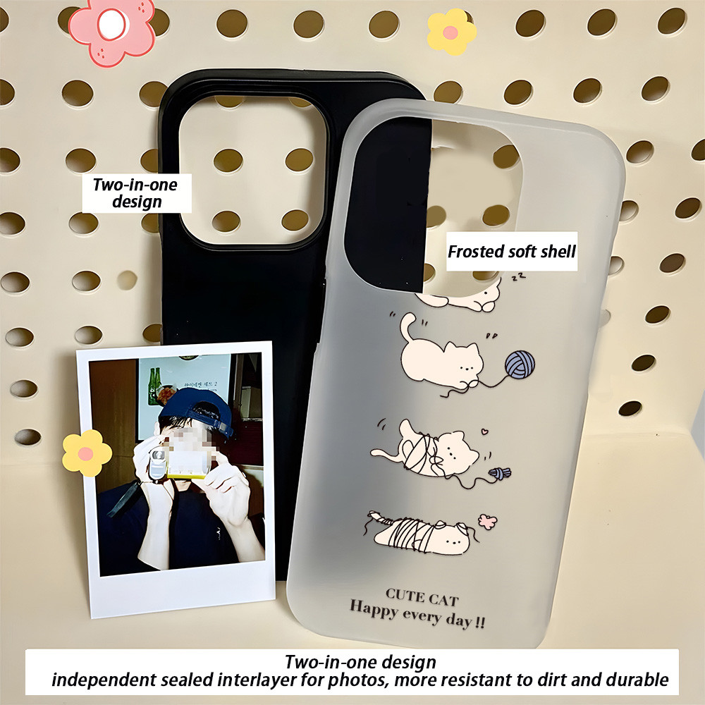 เคสโทรศัพท์ for iPhone 13 11 15 16 Pro Max Case iPhone 11 12 14 17 Pro Max 17 Air 14 Pro เปลี่ยนเป็น 17 ทันที 2in1เยลลี่