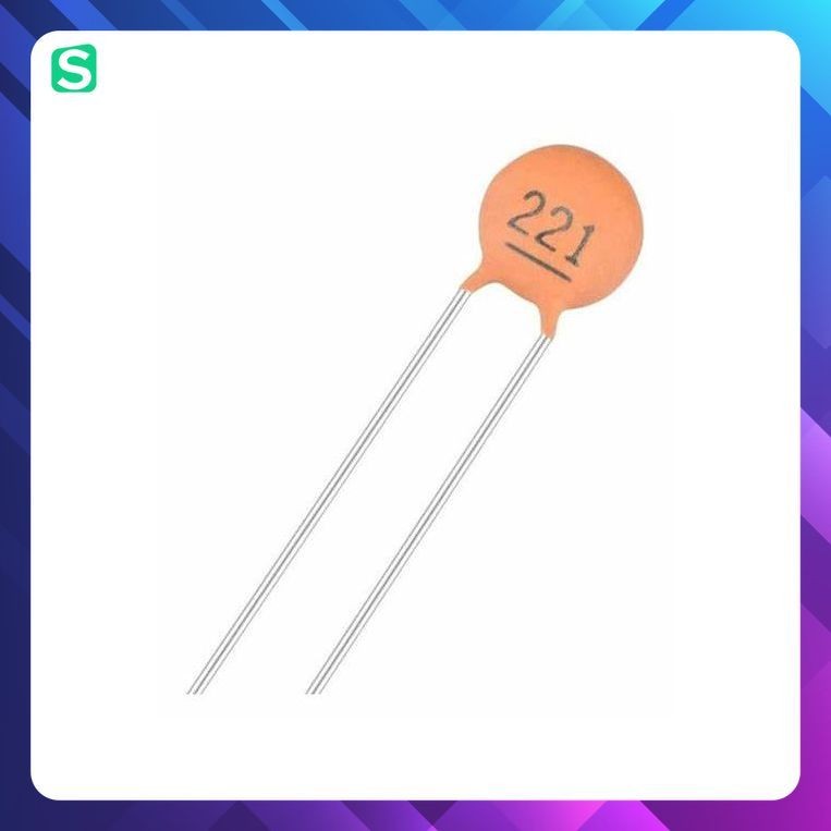 [ 50 ชิ้น ] ORANGE YELLOW CERAMIC CAPACITOR 10% 50V => (2.2NF, 22NF, 10NF, 680PF, 470PF) ของแท้