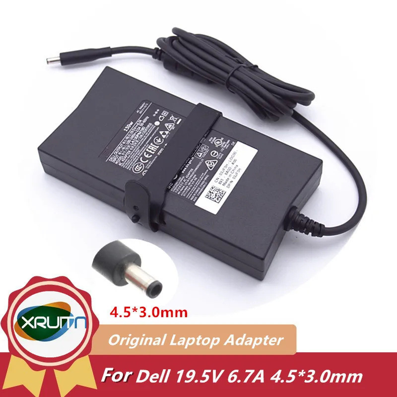 130W 19.5V 6.7A 4.5*3.0 มม.แล็ปท็อปอะแดปเตอร์ AC สําหรับ Dell Precision M5510 5520 5530 XPS15 9550 9