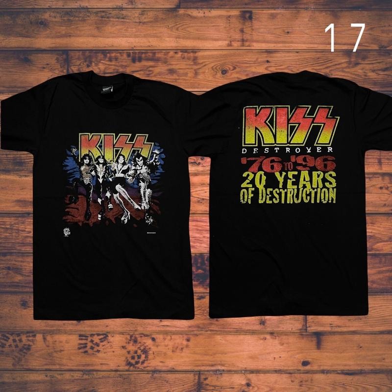 รวม เสื้อวง เสื้อวินเทจ วง KISS (ป้ายEasy Rider)
