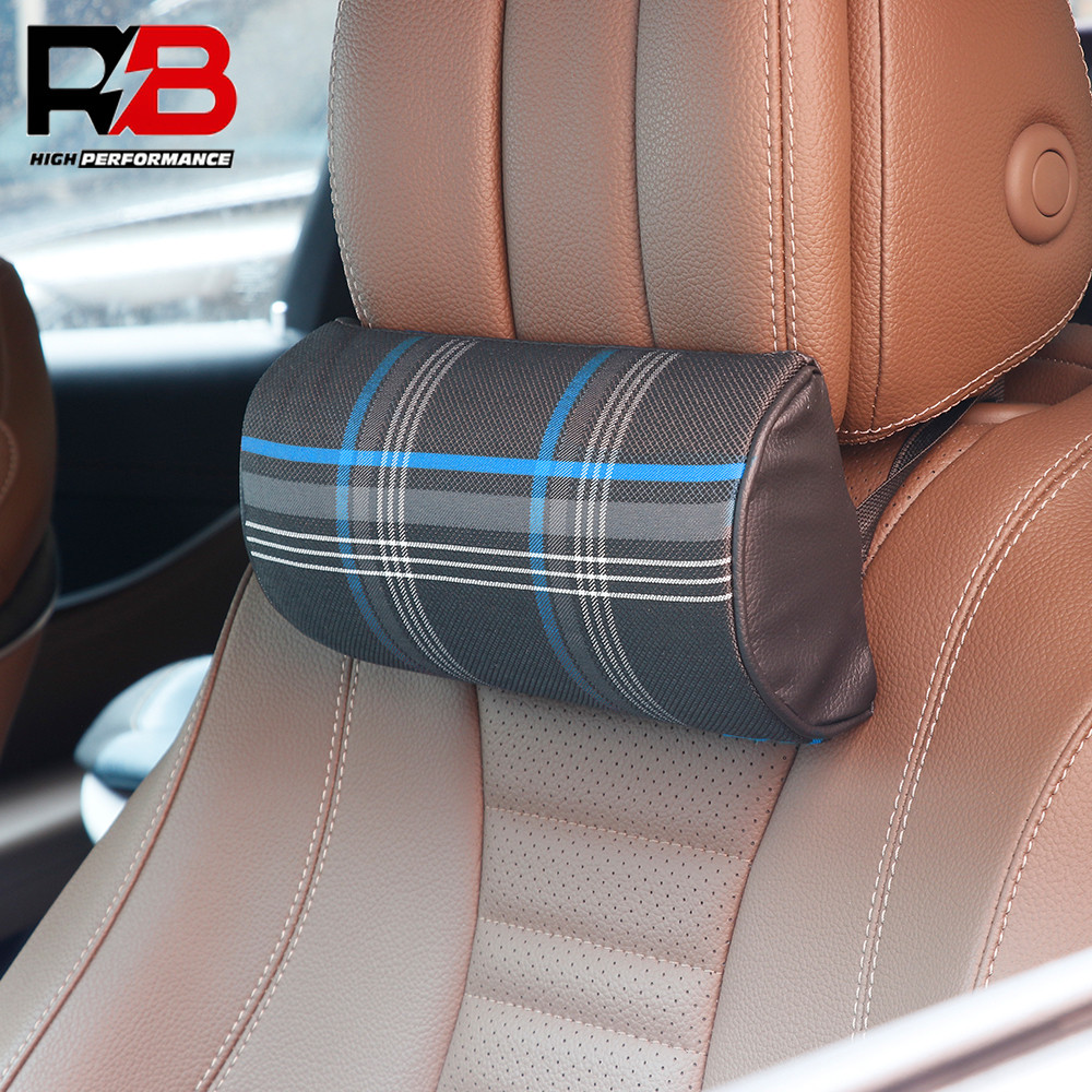 Terranova รถที่นั่งรองรับพนักพิงศีรษะคอ Rest หมอนเอวอุปกรณ์ตกแต่งภายในพร้อม VW MK7 GTD GTE GTI สีส้ม