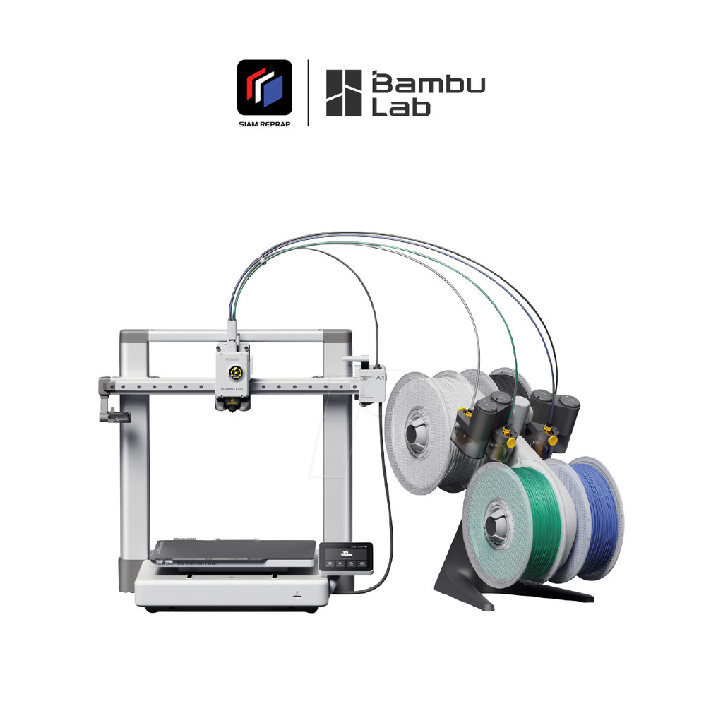 Bambu lab A1 Combo เครื่องปริ้น 3D มาพร้อมชุดปริ้น 4 สี ปริ้นสนุก ปริ้นมันส์ ใช้งานง่าย